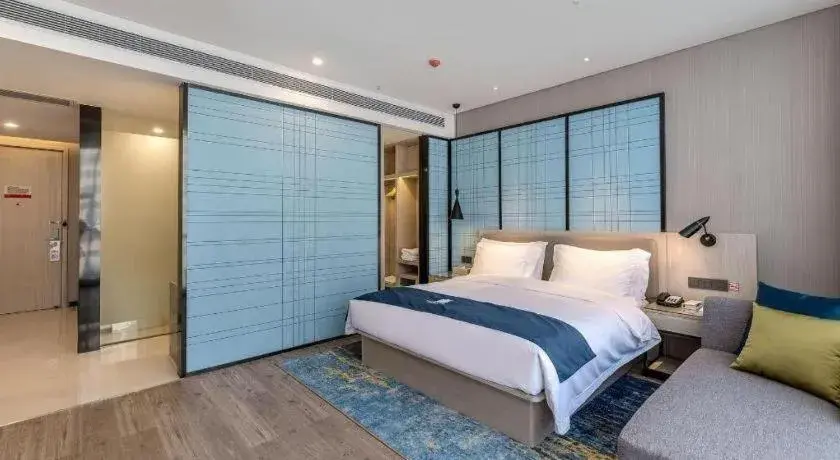 Bed in Echarm Hotel Kunming Railway Station Huancheng South Road Metro Station Bed in Echarm Hotel Kunming Railway Station Huancheng South Road Metro Station