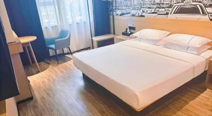 Bed in City Comfort Inn Wuhan Jiqing Street Dazhi Road Metro Station Bed in City Comfort Inn Wuhan Jiqing Street Dazhi Road Metro Station