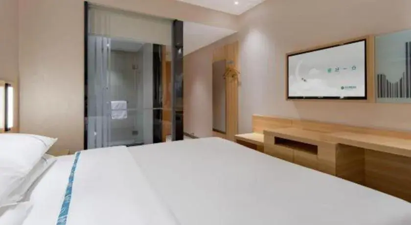 Bed in City Comfort Inn Shanghai International Automobile City Tongji University Bed in City Comfort Inn Shanghai International Automobile City Tongji University