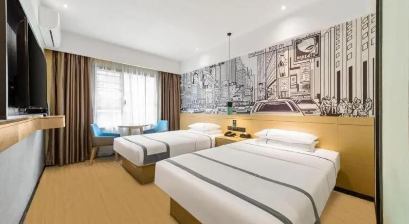 Bed in City Comfort Inn Shenzhen Exhibition Center North Huaqiang Metro Station