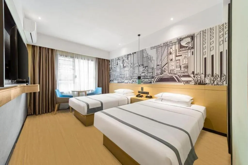 Bed in City Comfort Inn Shenzhen Exhibition Center North Huaqiang Metro Station