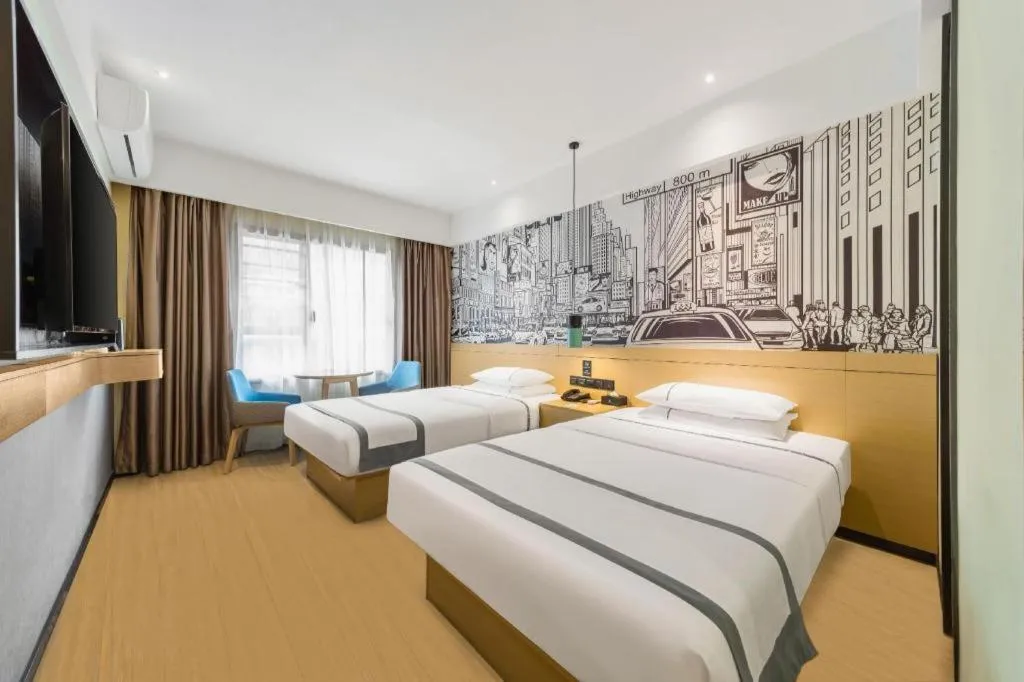 Bed in City Comfort Inn Shenzhen Exhibition Center North Huaqiang Metro Station