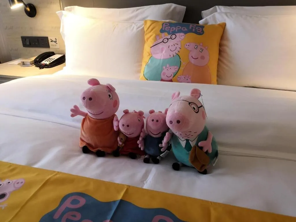 Bed in Echarm Hotel Nanning the MixC Exhibition Center Metro Station