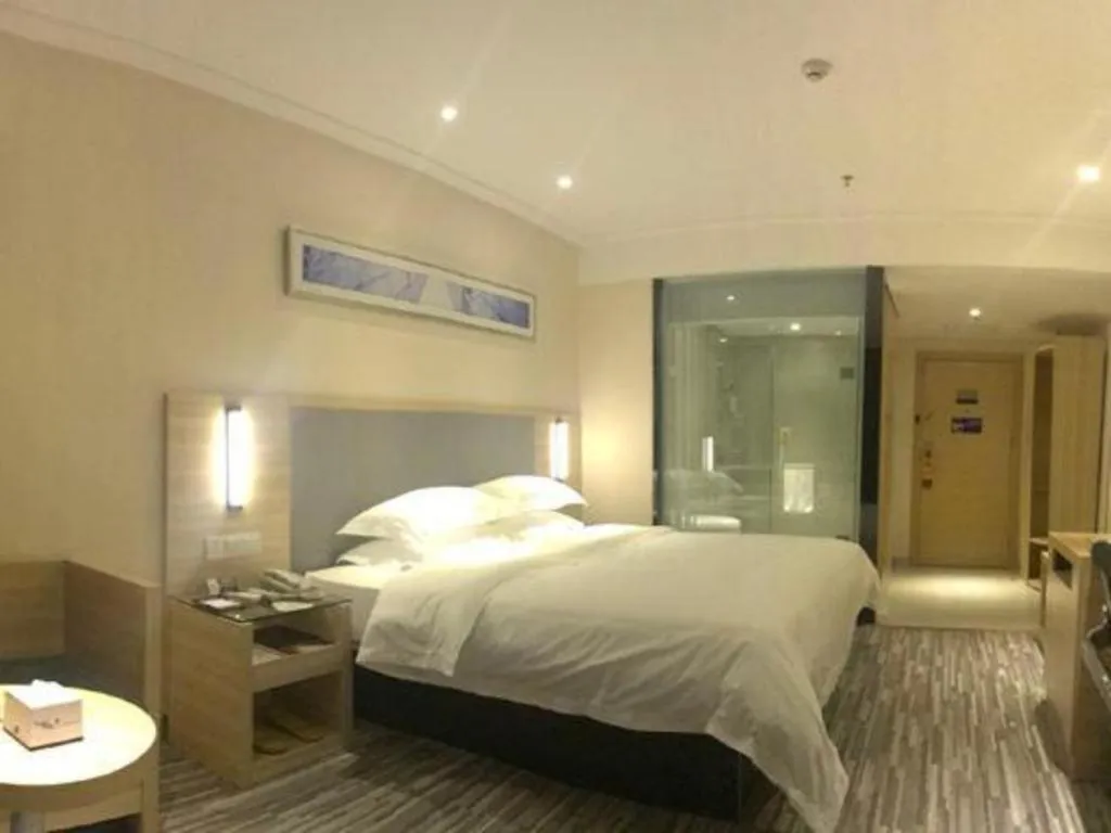 Bed in JTOUR Inn Yizhou Hechi College Pedestrian Street