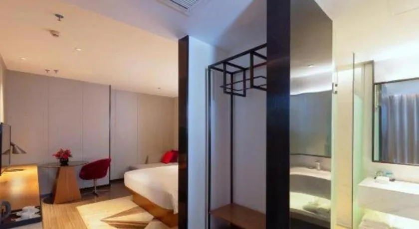 Bed in Borrman Hotel Zhanjiang Xuwen Port Terminal