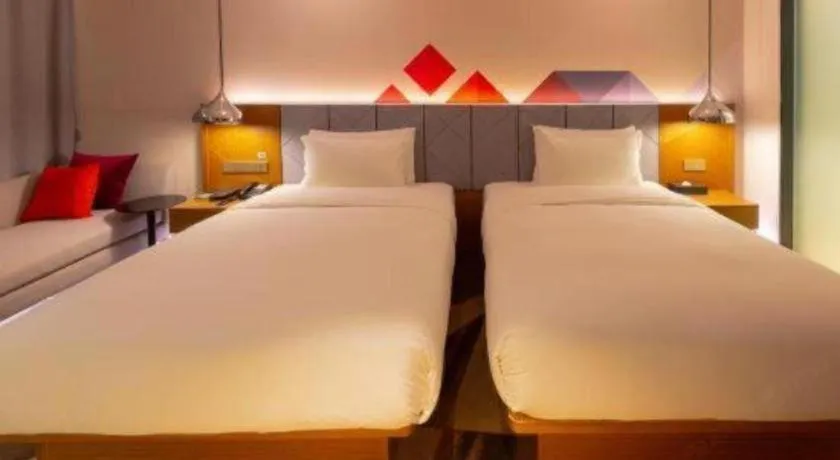 Bed in Borrman Hotel Zhanjiang Xuwen Port Terminal