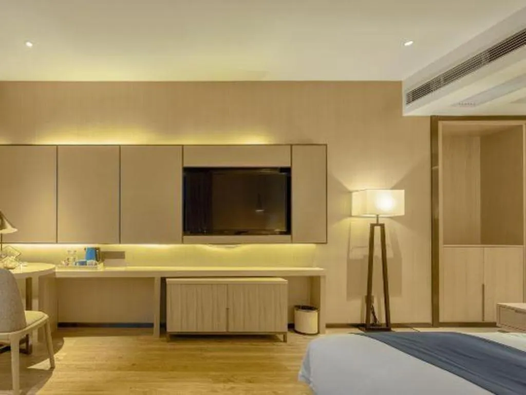 Bed in Echarm Hotel Liuzhou High-speed Railway Station