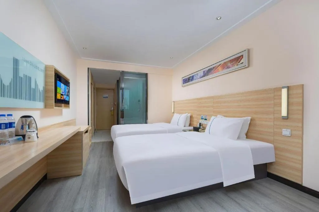 Bed in City Comfort Inn Wuhan Zhongnan Road Fujiaopo