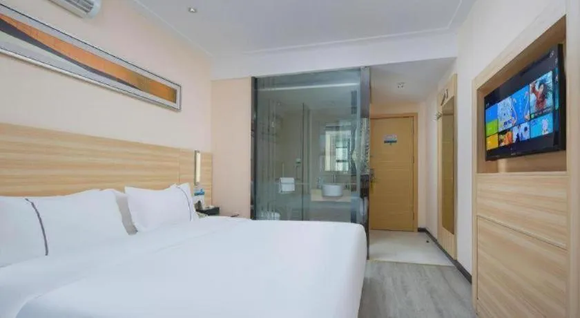 Bed in City Comfort Inn Wuhan Zhongnan Road Fujiaopo