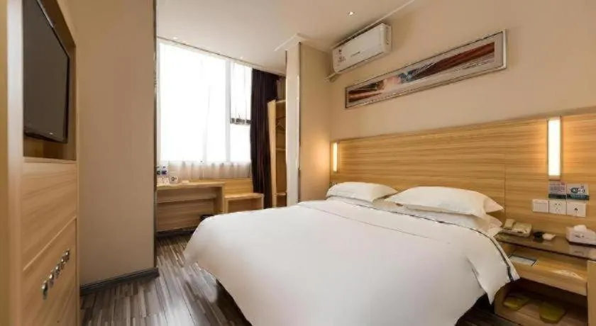 Bed in City Comfort Inn Wuhan Zhongnan Road Fujiaopo