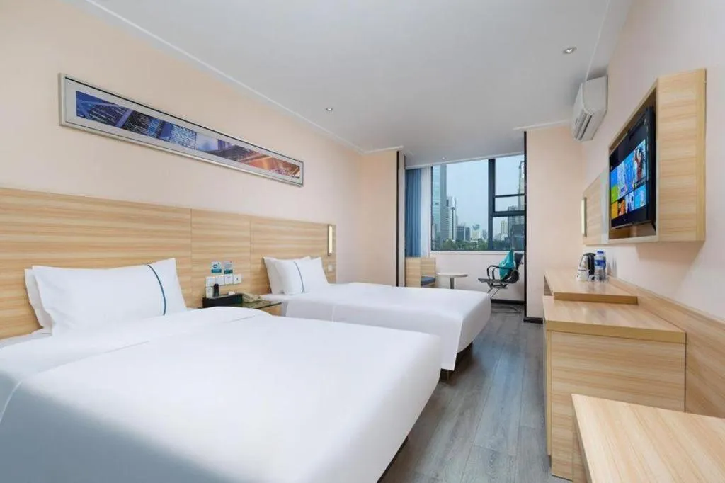 Bed in City Comfort Inn Wuhan Zhongnan Road Fujiaopo