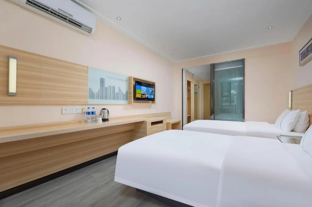 Bed in City Comfort Inn Wuhan Zhongnan Road Fujiaopo