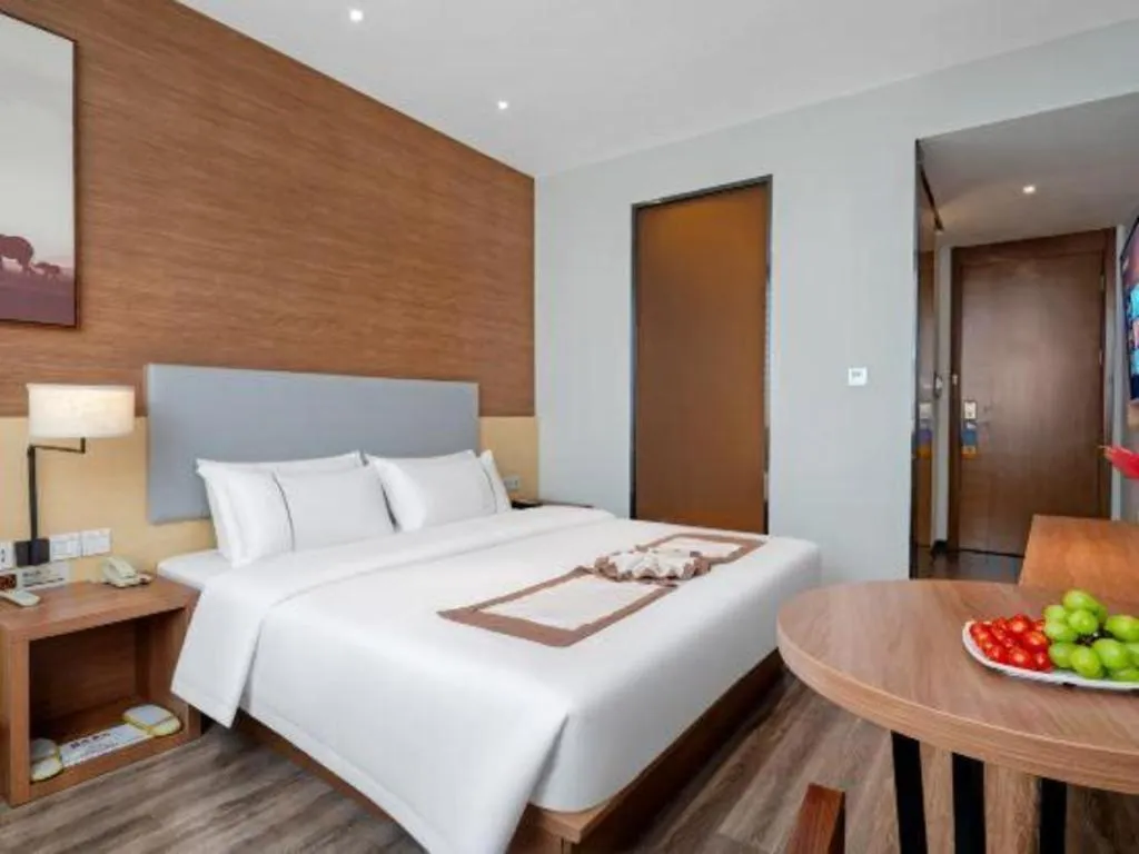 Bed in JTOUR Inn Yulin Railway Station Industrial Products Market