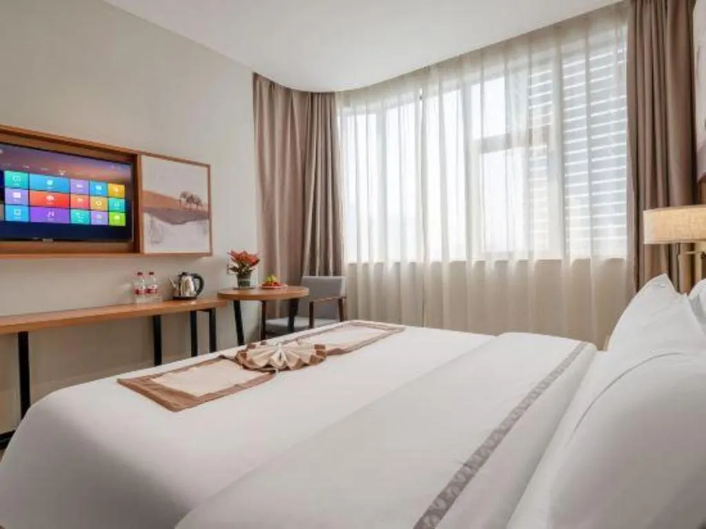 Bed in JTOUR Inn Yulin Railway Station Industrial Products Market