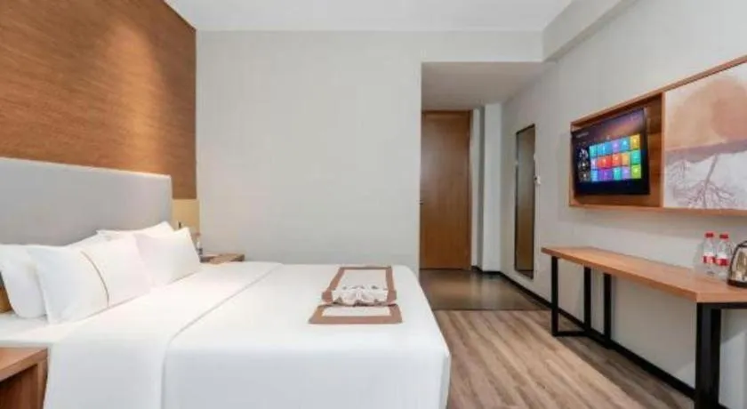 Bed in JTOUR Inn Yulin Railway Station Industrial Products Market