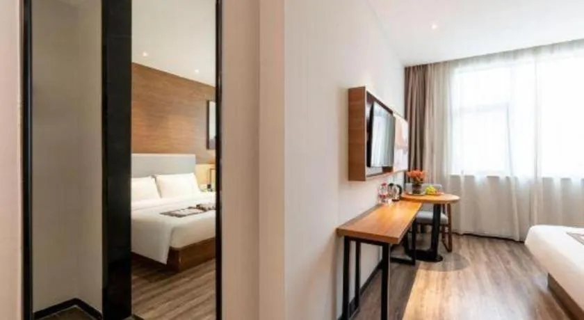 Bed in JTOUR Inn Yulin Railway Station Industrial Products Market