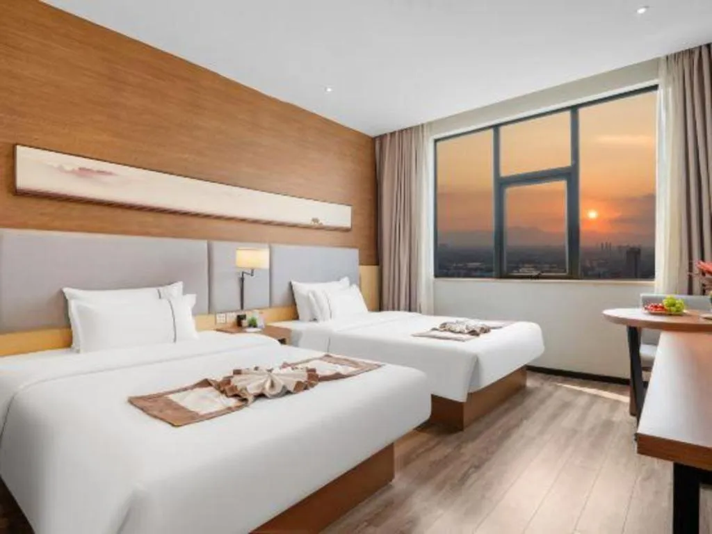 Bed in JTOUR Inn Yulin Railway Station Industrial Products Market