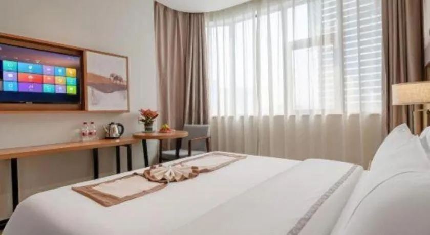 Bed in JTOUR Inn Yulin Railway Station Industrial Products Market