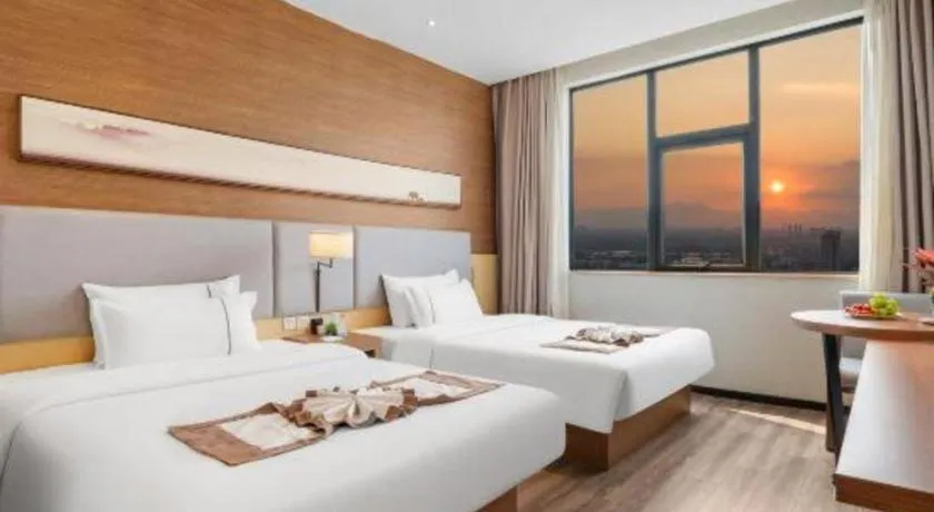 Bed in JTOUR Inn Yulin Railway Station Industrial Products Market