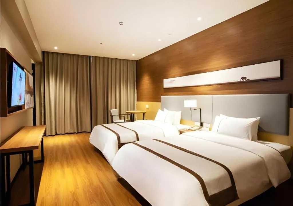 Bed in JTOUR Inn Yulin Railway Station Industrial Products Market