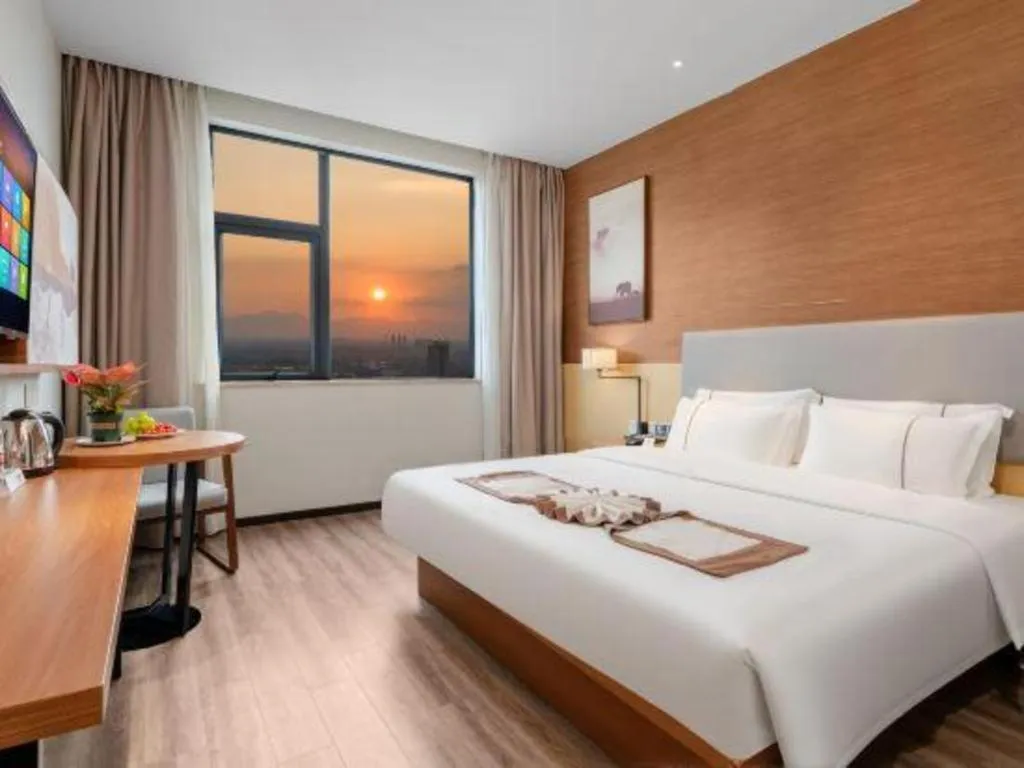 Bed in JTOUR Inn Yulin Railway Station Industrial Products Market