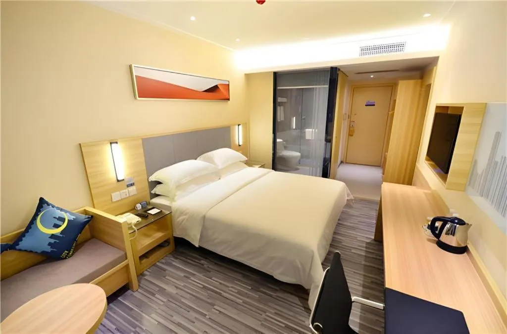 Bed in City Comfort Inn Wuhan University Guangbutun Metro Station