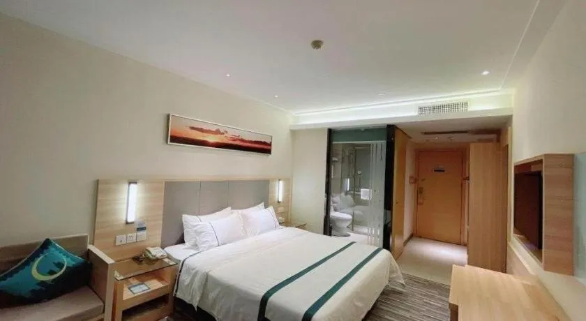 Bed in City Comfort Inn Wuhan University Guangbutun Metro Station