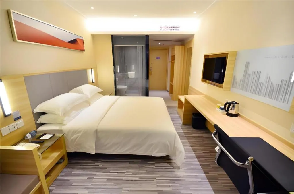 Bed in City Comfort Inn Wuhan University Guangbutun Metro Station