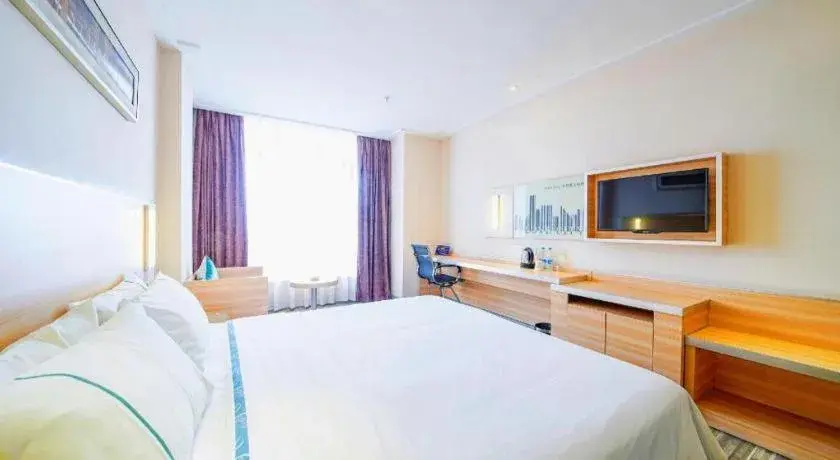 Bed in City Comfort Inn Wuhan University Guangbutun Metro Station Bed in City Comfort Inn Wuhan University Guangbutun Metro Station