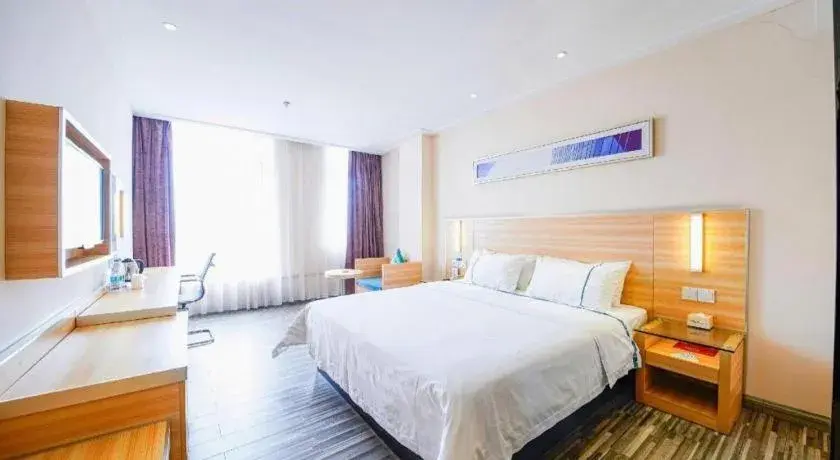 Bed in City Comfort Inn Wuhan University Guangbutun Metro Station Bed in City Comfort Inn Wuhan University Guangbutun Metro Station