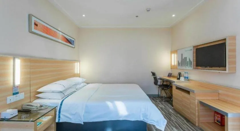 Bed in City Comfort Inn Wuhan University Guangbutun Metro Station