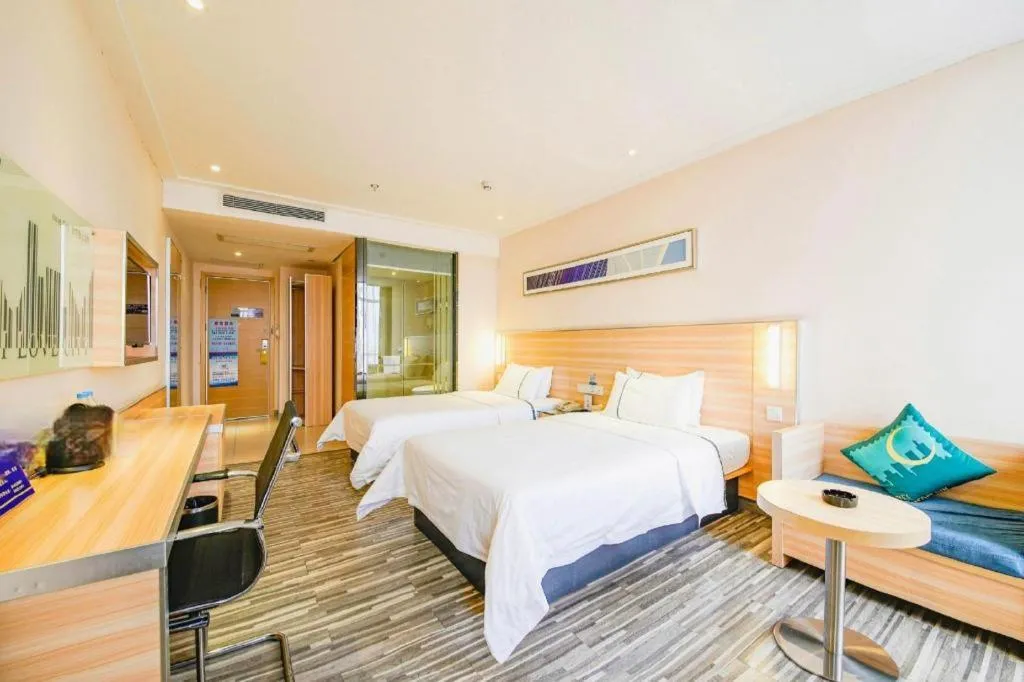 Bed in City Comfort Inn Wuhan University Guangbutun Metro Station