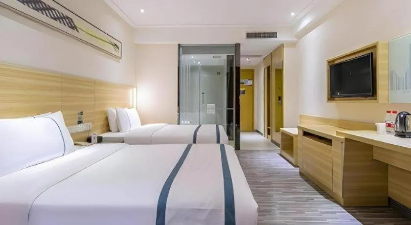 Bed in City Comfort Inn Wuhan University Guangbutun Metro Station