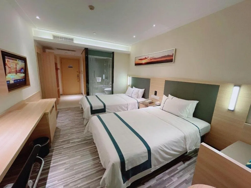 Bed in City Comfort Inn Wuhan University Guangbutun Metro Station