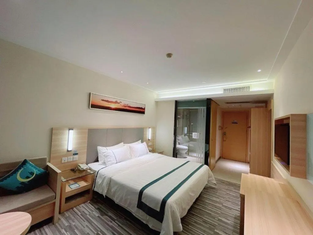 Bed in City Comfort Inn Wuhan University Guangbutun Metro Station