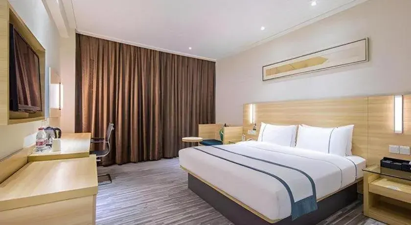 Bed in City Comfort Inn Wuhan University Guangbutun Metro Station Bed in City Comfort Inn Wuhan University Guangbutun Metro Station