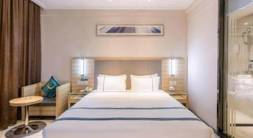 Bed in City Comfort Inn Wuhan University Guangbutun Metro Station