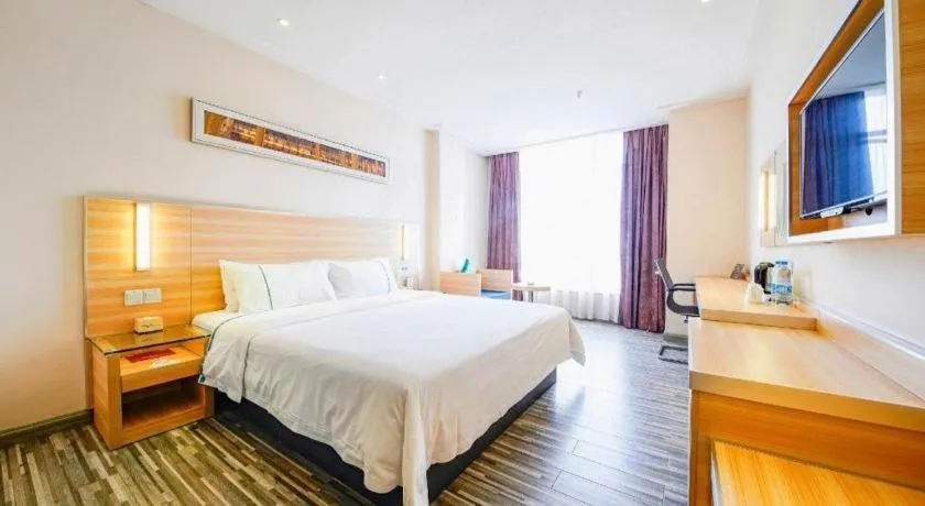 Bed in City Comfort Inn Wuhan University Guangbutun Metro Station