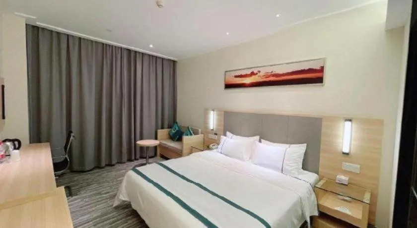 Bed in City Comfort Inn Wuhan University Guangbutun Metro Station