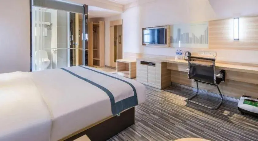 Bed in City Comfort Inn Wuhan University Guangbutun Metro Station Bed in City Comfort Inn Wuhan University Guangbutun Metro Station