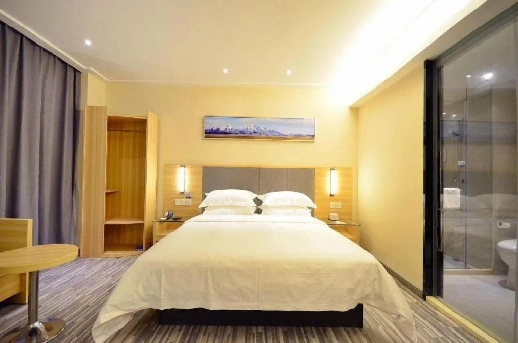 Bed in City Comfort Inn Wuhan University Guangbutun Metro Station