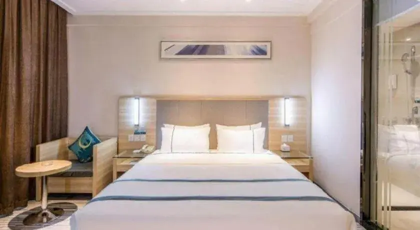 Bed in City Comfort Inn Wuhan University Guangbutun Metro Station Bed in City Comfort Inn Wuhan University Guangbutun Metro Station