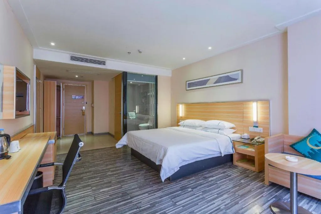 Bed in City Comfort Inn Wuhan University Guangbutun Metro Station