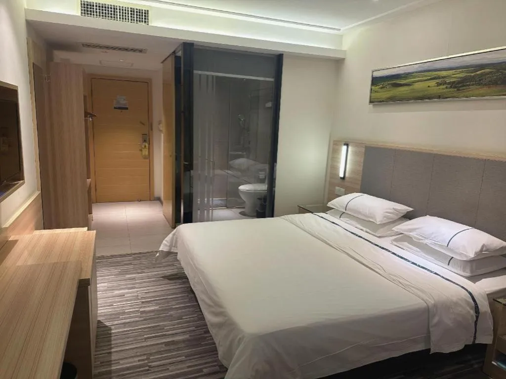 Bed in City Comfort Inn Wuhan University Guangbutun Metro Station