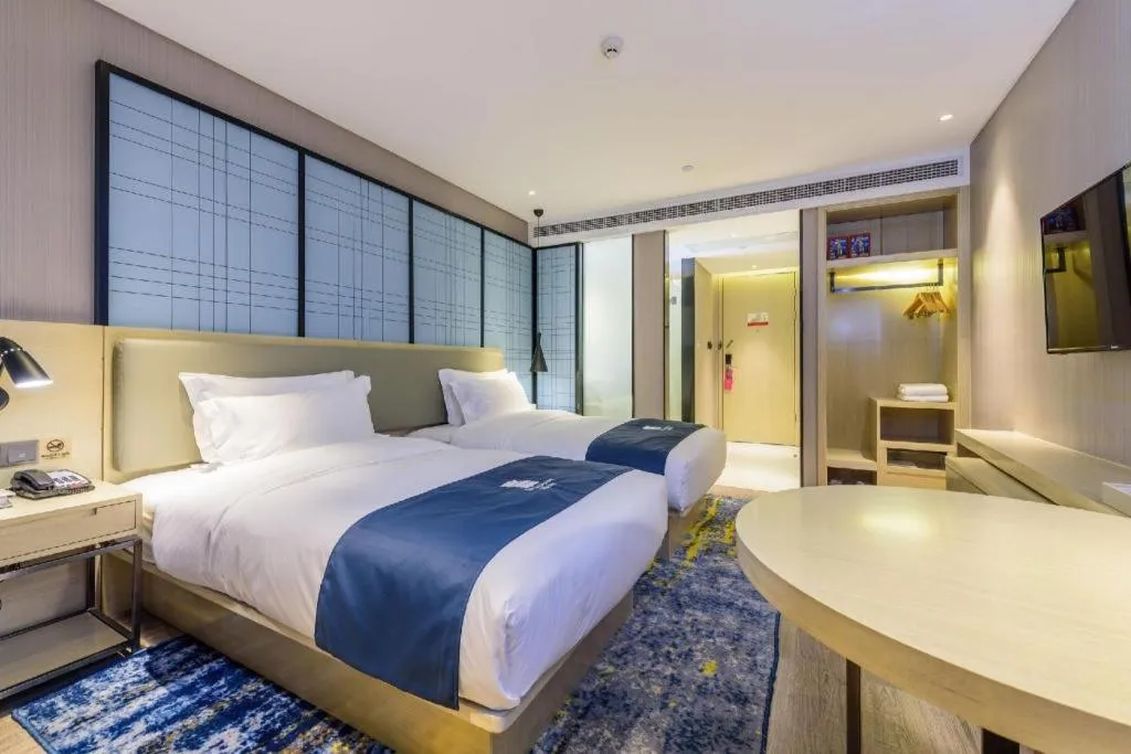 Bed in Echarm Hotel Nanning Baisha Avenue Tingjiang Interchange BBK