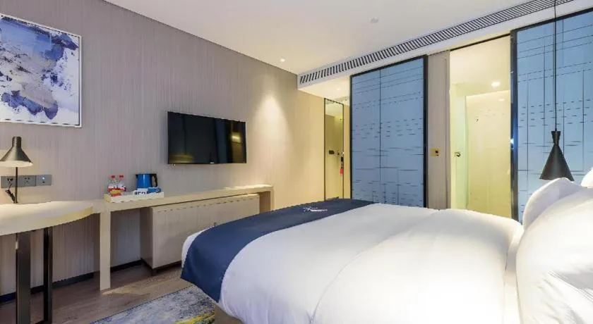 Bed in Echarm Hotel Nanning Baisha Avenue Tingjiang Interchange BBK