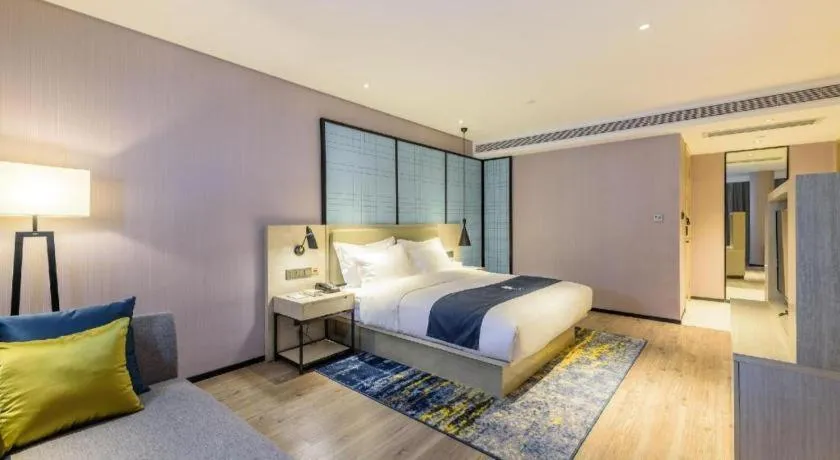 Bed in Echarm Hotel Nanning Baisha Avenue Tingjiang Interchange BBK