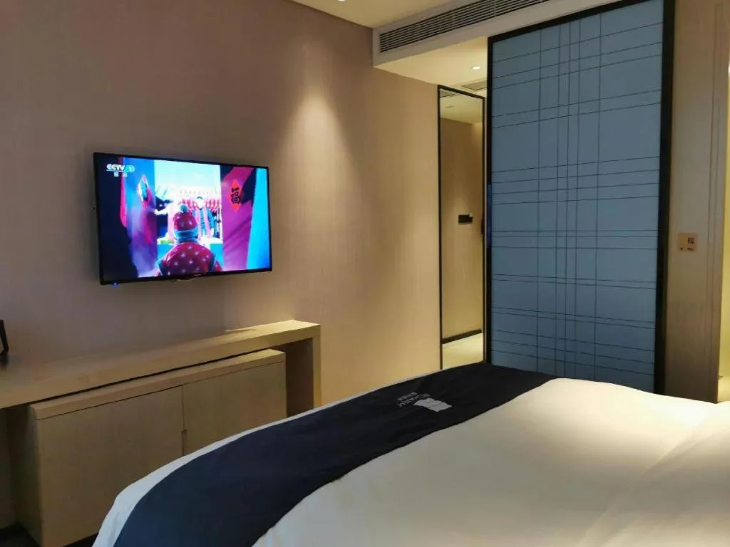Bed in Echarm Hotel Nanning Baisha Avenue Tingjiang Interchange BBK