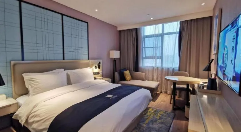 Bed in Echarm Hotel Nanning Baisha Avenue Tingjiang Interchange BBK