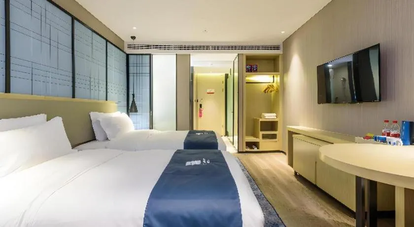 Bed in Echarm Hotel Nanning Baisha Avenue Tingjiang Interchange BBK